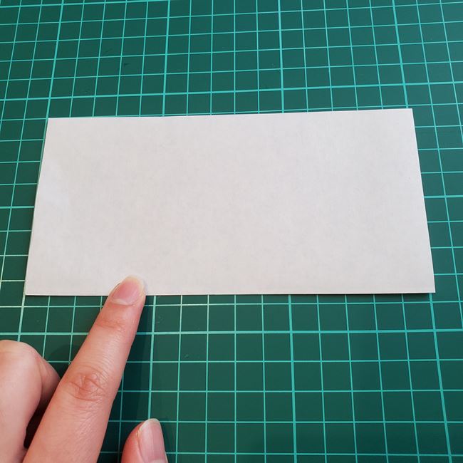 カーネーションの折り紙の切り絵 簡単な作り方折り方(2)