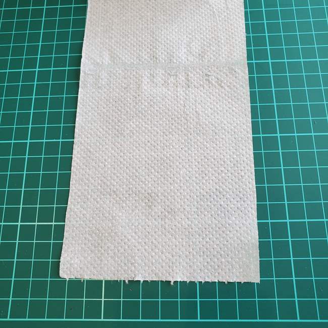 トイレットペーパー折り紙 クローバーの折り方作り方(3)