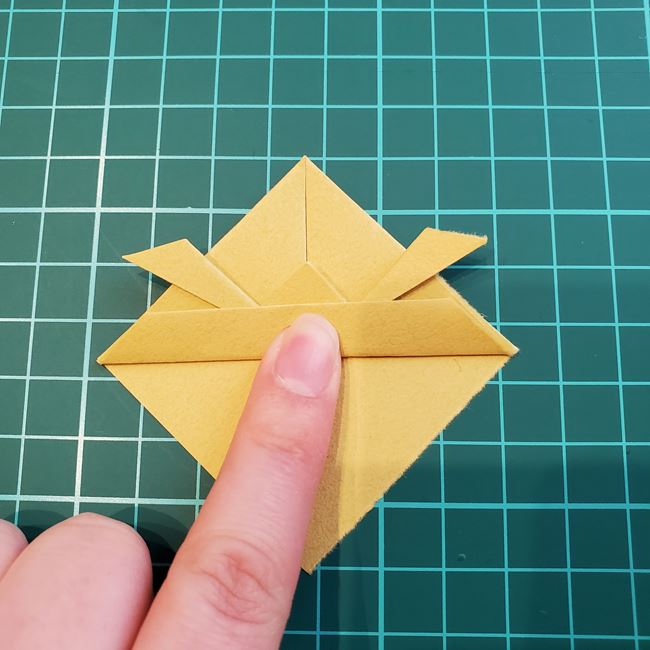 兜の箸置きの折り紙 折り方作り方(13)