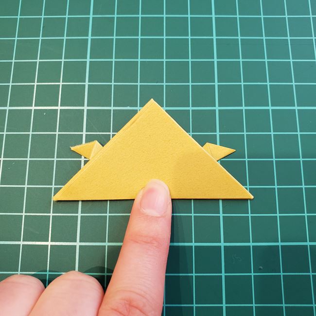 兜の箸置きの折り紙 折り方作り方(15)