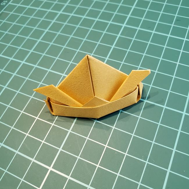 兜の箸置きの折り紙 折り方作り方(21)