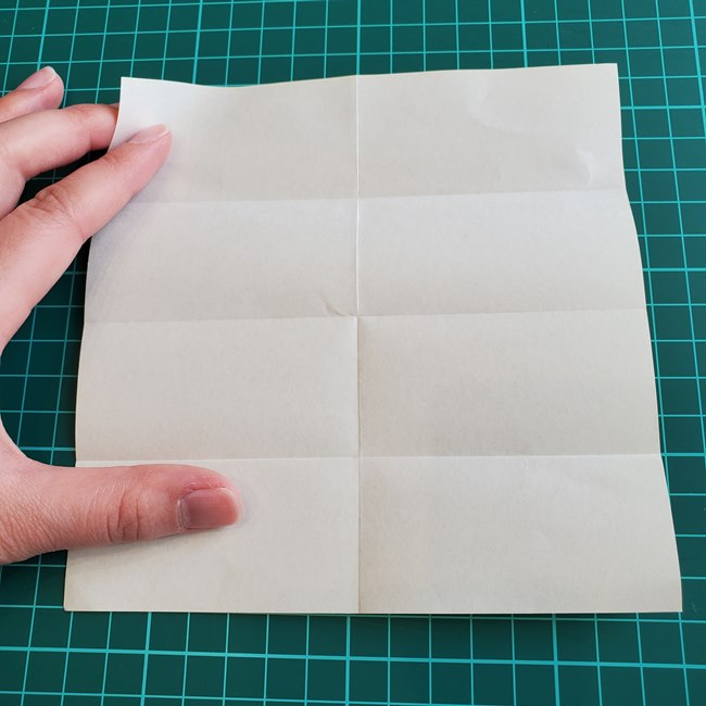 折り紙メダル クローバーの折り方 1枚で作れる作り方(6)