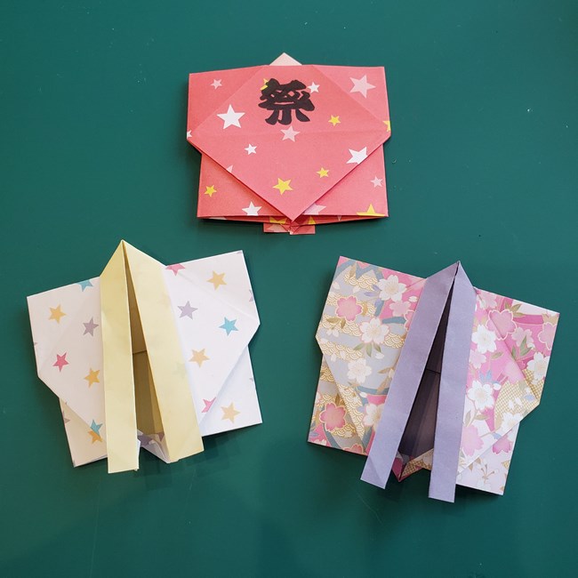 はっぴの折り紙 子どもでも簡単な作り方折り方 お祭りの季節に法被 半纏 を手作り 子供と楽しむ折り紙 工作