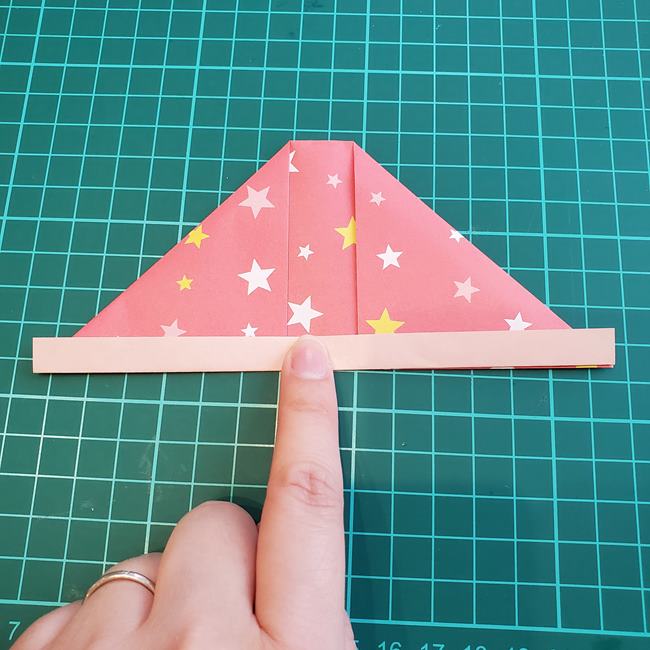 はっぴの折り紙 簡単な作り方折り方(12)