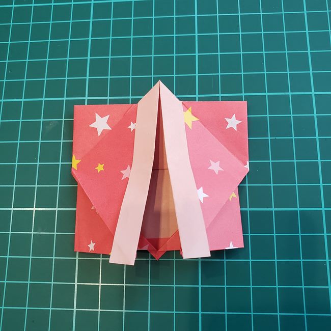 はっぴの折り紙 簡単な作り方折り方(28)