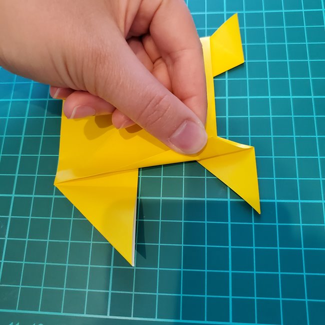 キリン 折り紙2枚でかわいい！作り方折り方②体(14)