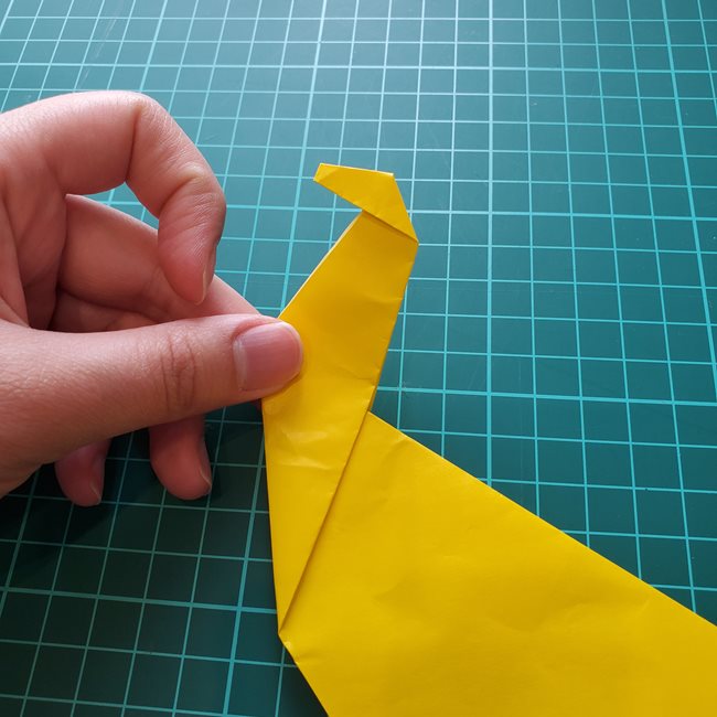 キリンの折り紙 簡単に1枚でつくる折り方作り方(11)a
