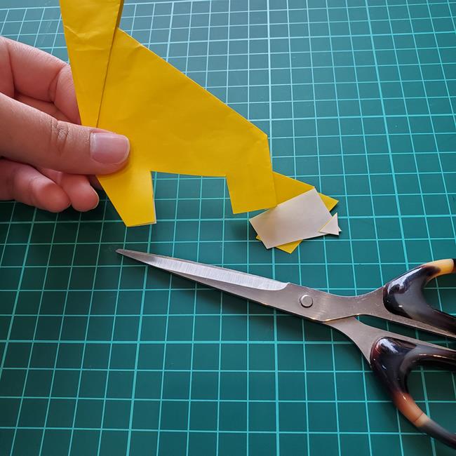 キリンの折り紙 簡単に1枚でつくる折り方作り方(15)