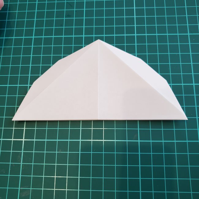 ビーチパラソルの折り紙 の折り方作り方(平面)①傘(10)