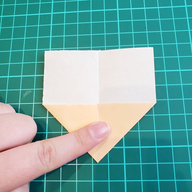 五条悟の折り紙の折り方作り方①顔(4)
