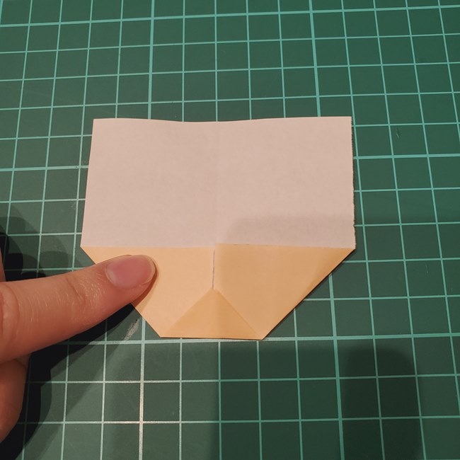 五条悟の折り紙の折り方作り方①顔(5)