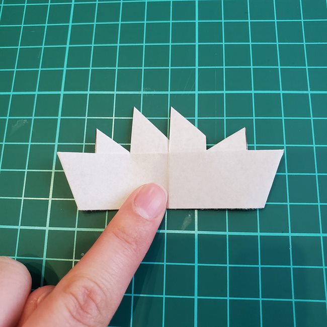 五条悟の折り紙の折り方作り方②髪1(14)