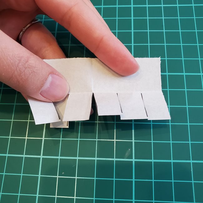 五条悟の折り紙の折り方作り方②髪1(8)