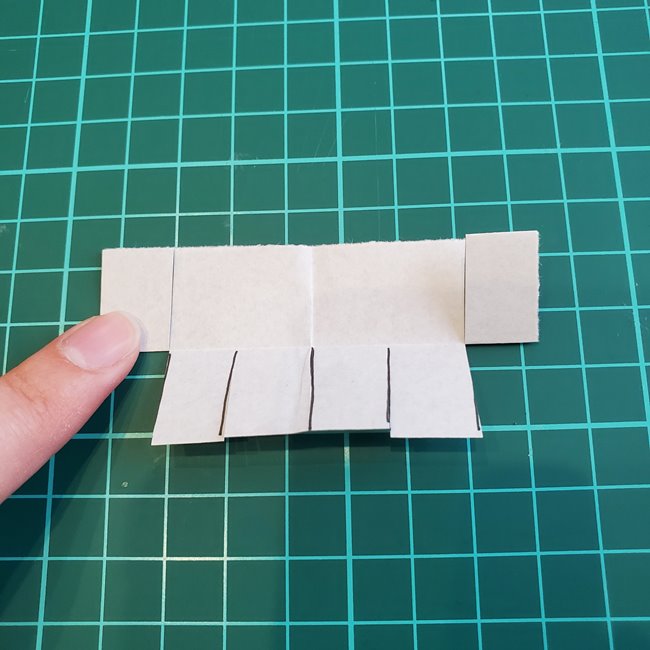 五条悟の折り紙の折り方作り方②髪1(9)