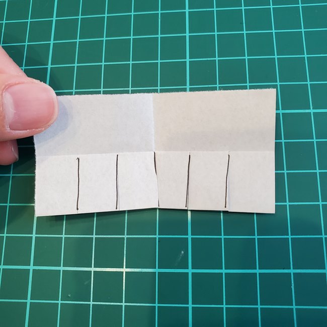 五条悟の折り紙の折り方作り方③髪2(2)