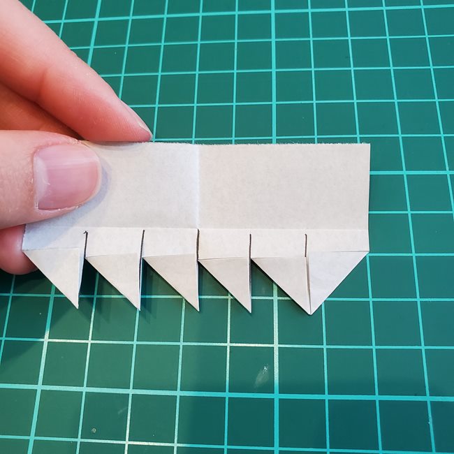 五条悟の折り紙の折り方作り方③髪2(4)
