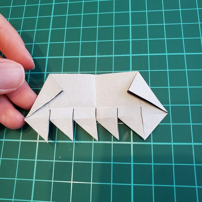 五条悟の折り紙の折り方作り方③髪2(6)