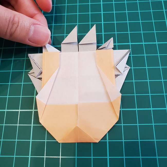 五条悟の折り紙の折り方作り方⑦組み合わせ(14)