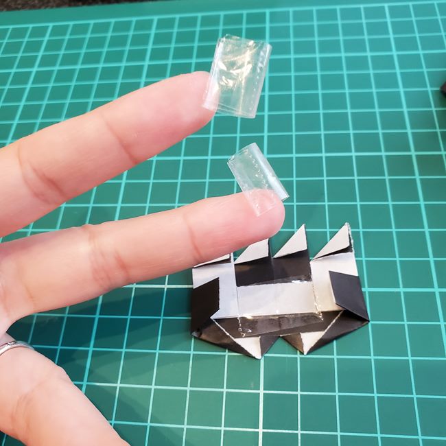 五条悟の折り紙の折り方作り方⑦組み合わせ(6)