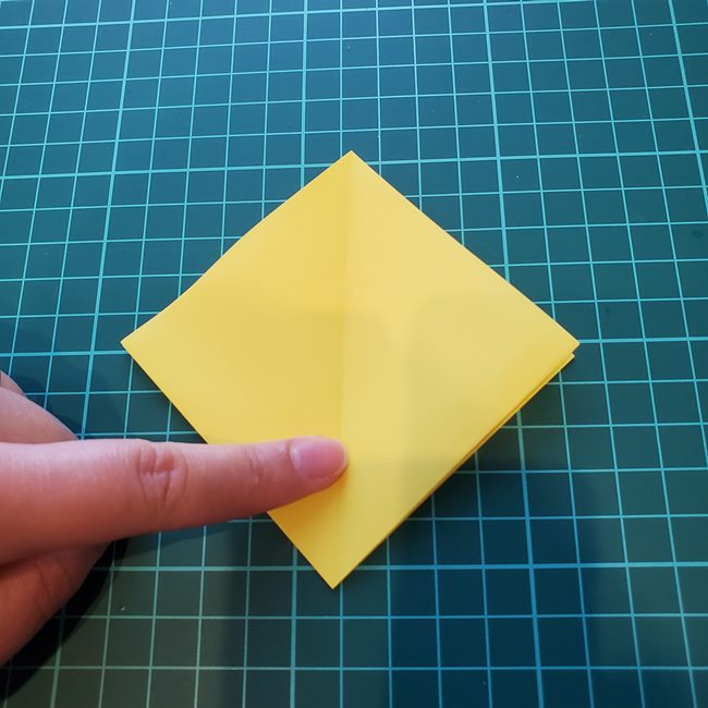 折り紙 キリンの顔の簡単な折り方作り方(11)