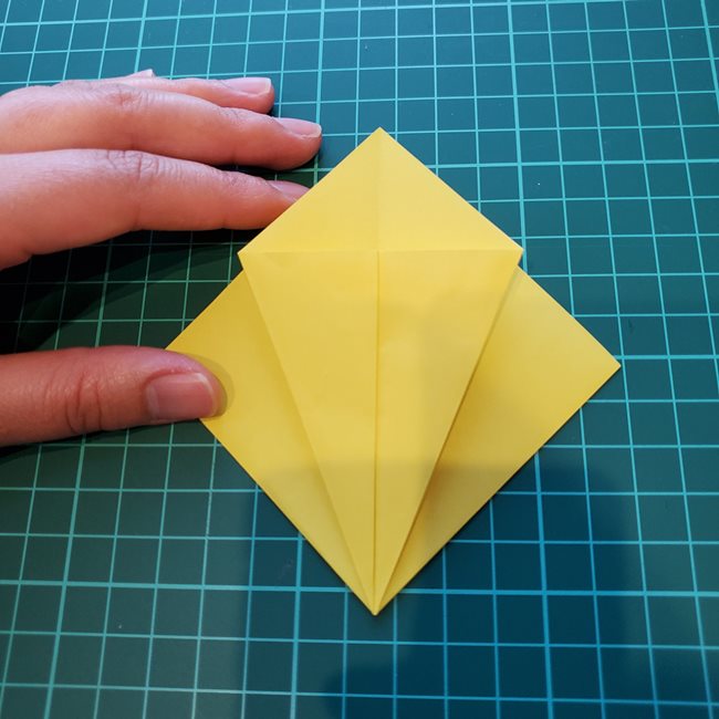 折り紙 キリンの顔の簡単な折り方作り方(12)