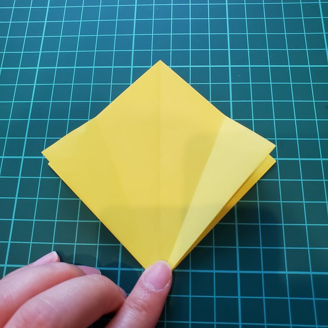 折り紙 キリンの顔の簡単な折り方作り方(13)