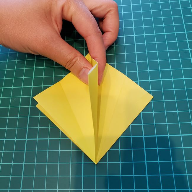 折り紙 キリンの顔の簡単な折り方作り方(16)