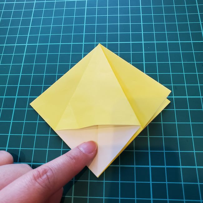 折り紙 キリンの顔の簡単な折り方作り方(19)