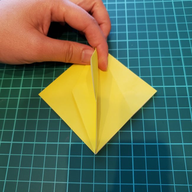 折り紙 キリンの顔の簡単な折り方作り方(26)