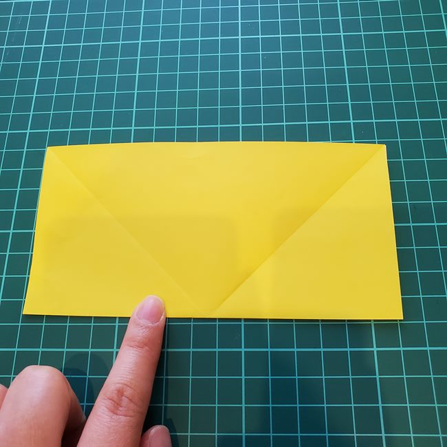 折り紙 キリンの顔の簡単な折り方作り方(6)
