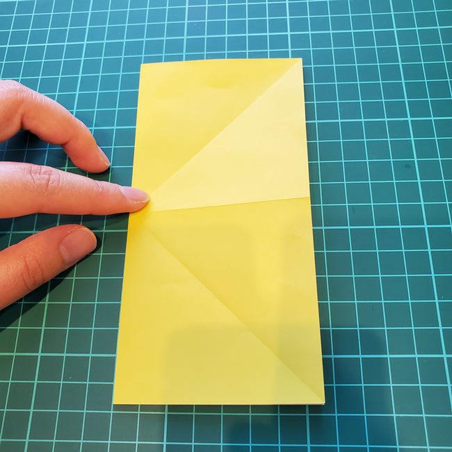 折り紙 キリンの顔の簡単な折り方作り方(8)