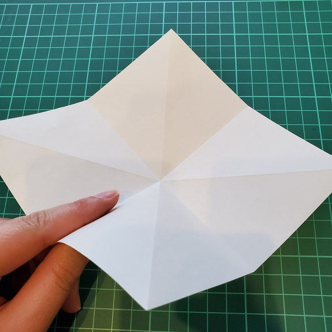 折り紙 キリンの顔の簡単な折り方作り方(9)