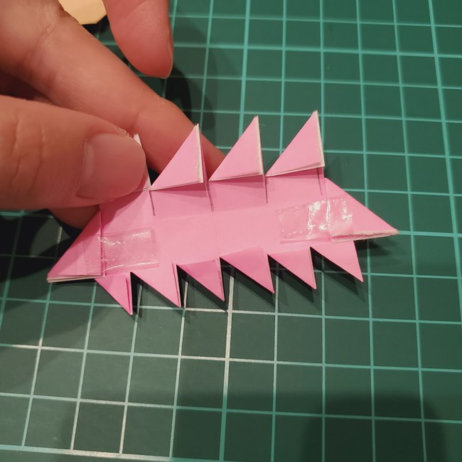 折り紙 虎杖悠仁の折り方作り方⑥組み合わせ(10)