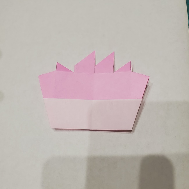折り紙 虎杖悠仁の折り方作り方⑥組み合わせ(2)