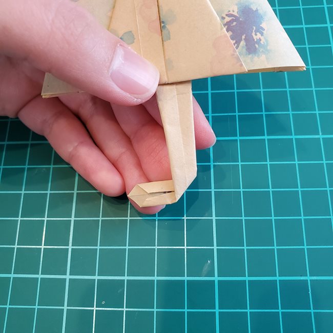 折り紙の傘 一枚で簡単 平面の折り方作り方②柄(15)