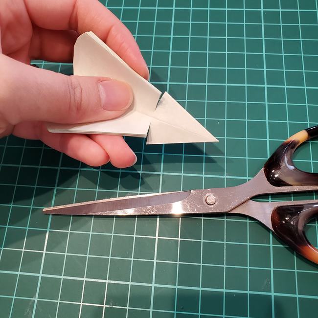 折り紙の傘 開くし動く折り方作り方③組み立て(7)