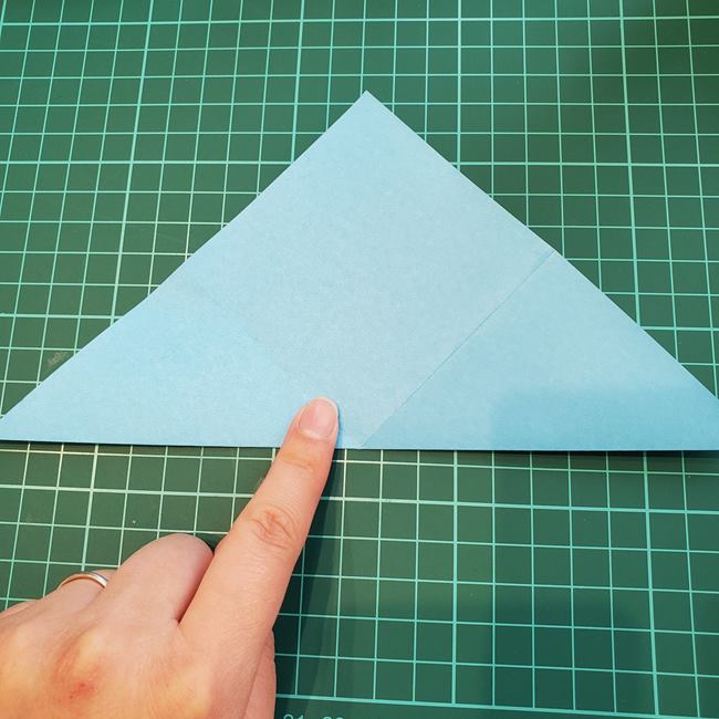 折り紙の金魚鉢の折り方作り方①パーツ1(5)