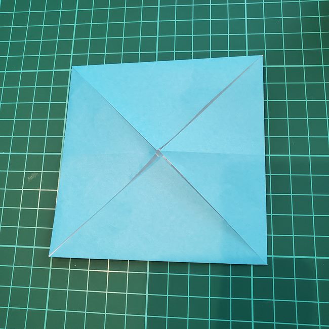 折り紙の金魚鉢の折り方作り方①パーツ1(7)