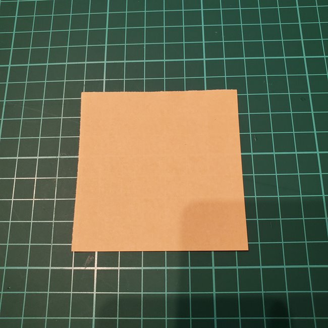 狗巻棘の折り紙 折り方作り方①顔(1)