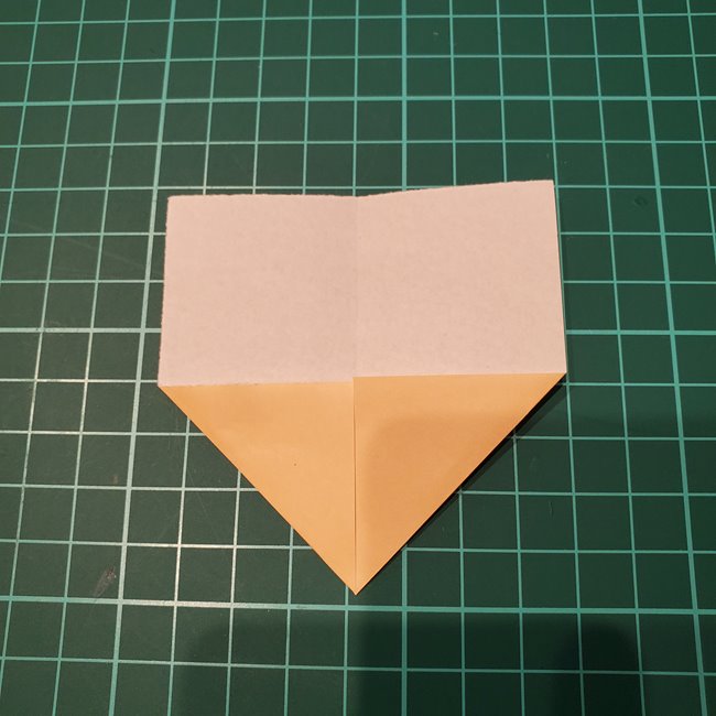 狗巻棘の折り紙 折り方作り方①顔(4)