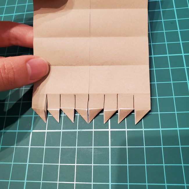 狗巻棘の折り紙 折り方作り方②髪(12)
