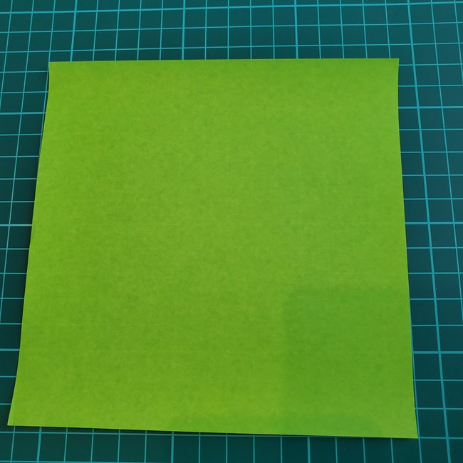 紫陽花の折り紙 切り絵の切り方作り方①葉っぱ(1)