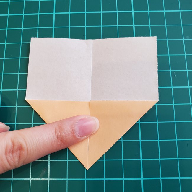 釘崎野薔薇の折り紙 折り方作り方①顔(4)