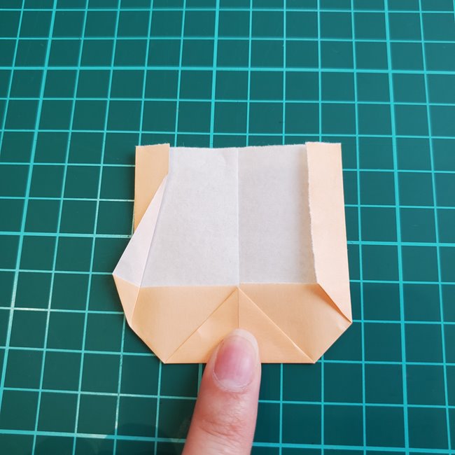 釘崎野薔薇の折り紙 折り方作り方①顔(7)