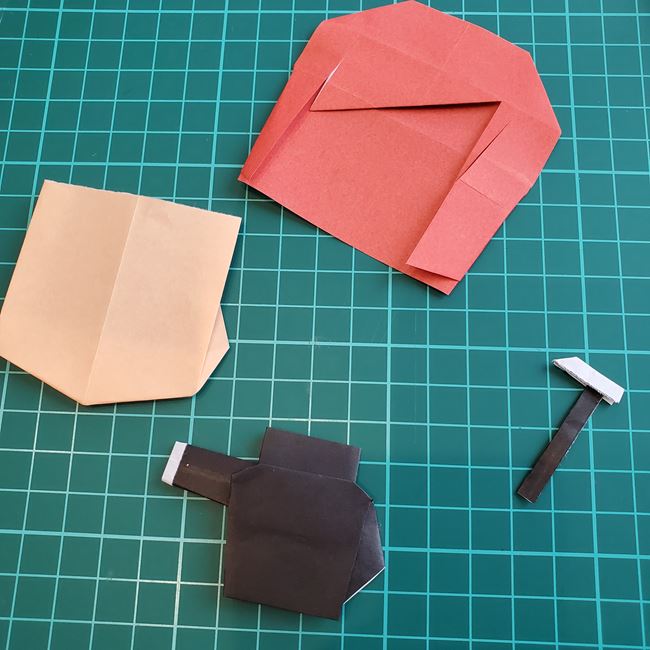 釘崎野薔薇の折り紙 折り方作り方⑤完成(1)