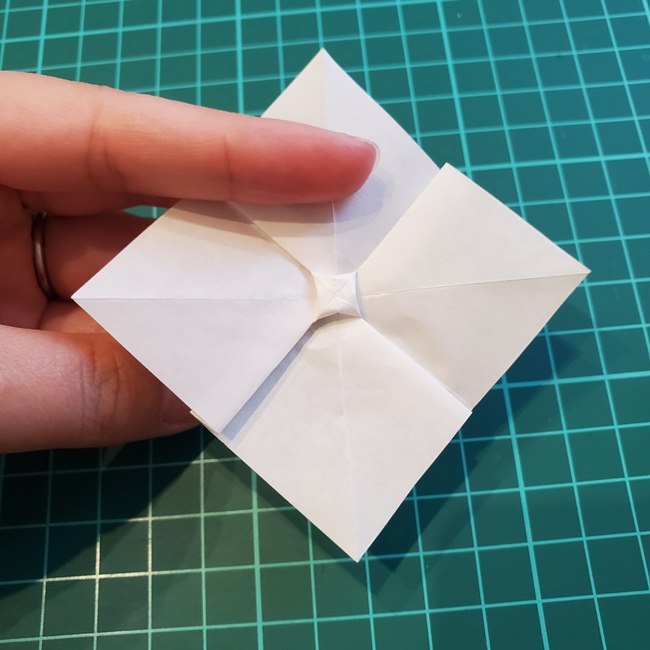 いちごの花の折り紙の折り方は簡単♪作り方(21)