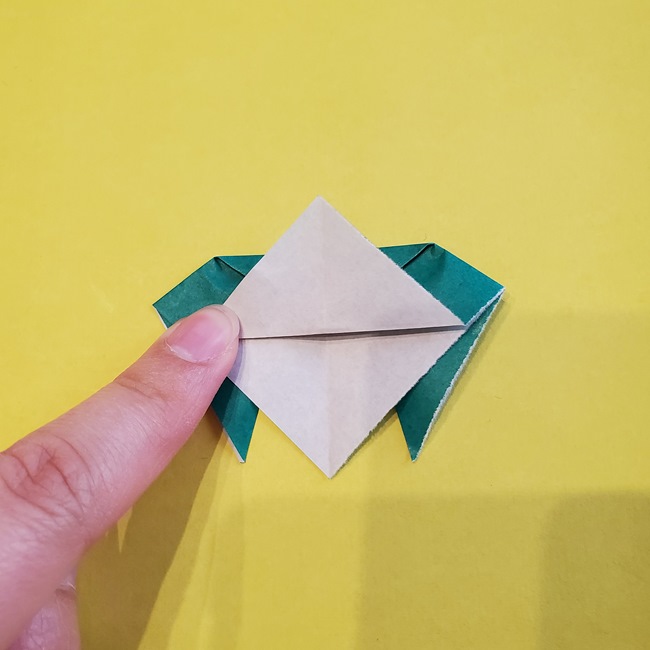 いちごのへたの折り紙｜簡単な折り方作り方(9)