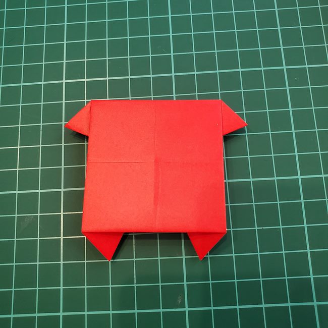 ジバニャンの折り紙 全身で体までの折り方作り方②体(16)