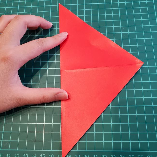 折り紙のろうそく 簡単な作り方折り方(4)