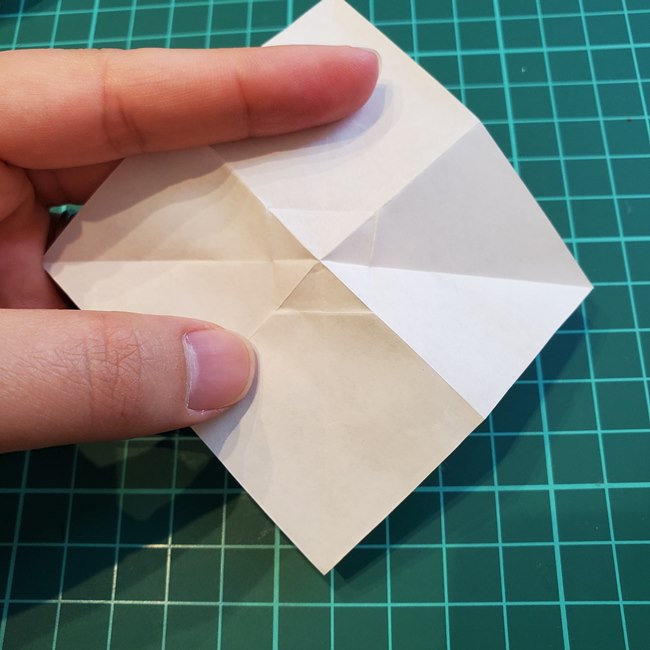 いちごの花の折り紙の折り方は簡単♪作り方(13)